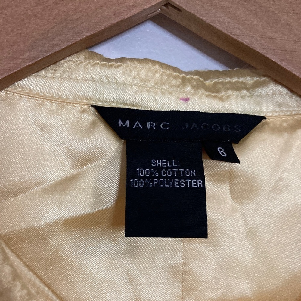 Marc Jacobs Yellow Trench Coat 70s style - Picture 3 of 8